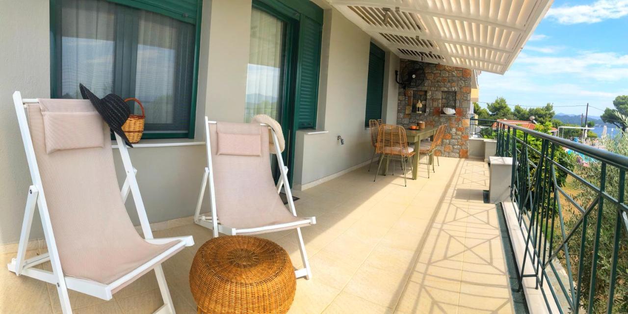 Azzurro Hotel Katsaros  ภายนอก รูปภาพ