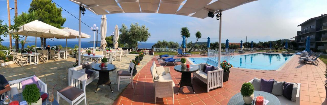 Azzurro Hotel Katsaros  ภายนอก รูปภาพ