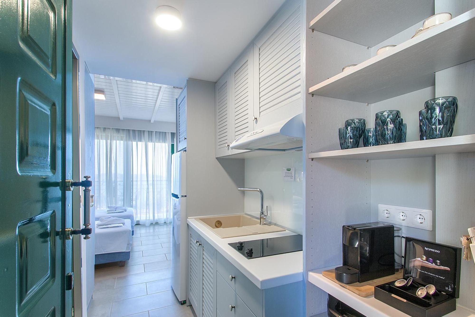 Azzurro Hotel Katsaros  ภายนอก รูปภาพ